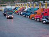 Idling trucks