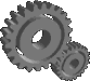 Animated gears GIF