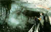An underground longwall mine in operation