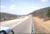 Trough subsidence from longwall mining on interstate79.