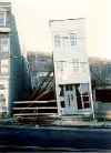 A building destroyed by mine subsidence in the anthracite coal region of Eastern PA