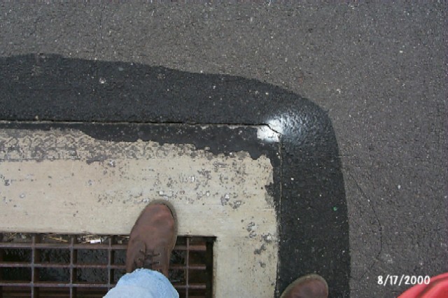 Photo of Damage to a Catch Basin
