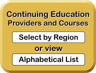Continuing Education Providers and Courses