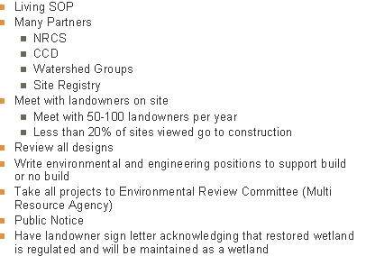 How does DEP get projects on the ground?
