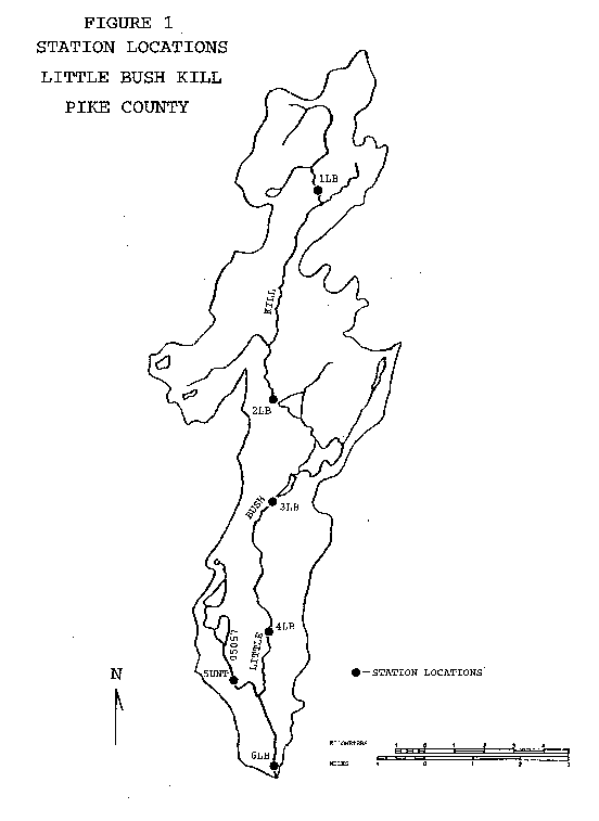 Map of Little Bushkill Station Locations