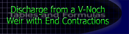 V-Noch Discharge with End Contractions Header Graphic